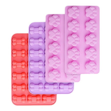 SEMIMAY Non-stick Of Silicone Food One B (Puppy 4PCS) Silicone Set Cake Mould