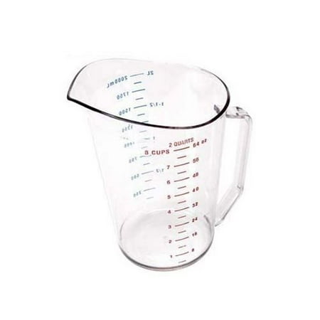 Rubbermaid-Cup Measuring (2 Qt Clr Plst) for Rubbermaid Part# 3217