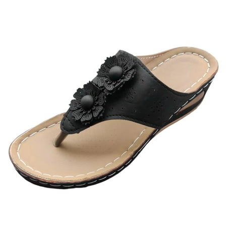 LUOGENLI Female Green Sandals for Women Wedge Summer Vintage Wedge Beach Slippers with Toe Platform Flower Decoration Plus Size Arch Sole Sandal Slippers Sandals Women Summer Flat Black
LUOGENLI Female Green Sandals for Women Wedge Summer Vintage Wedge Beach Slippers with Toe Platform Flower Decoration Plus Size Arch Sole Sandal Slippers Sandals Women Summer Flat Black