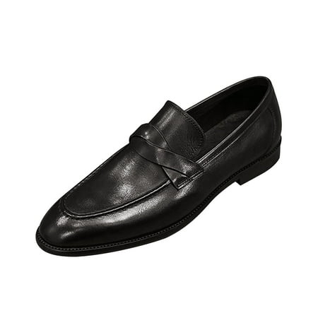 Puawkoer Mens Shoes Classic Business Leather Shoes Fashion Casual Solid Color Set Pointe Leather Shoes
Puawkoer Mens Shoes Classic Business Leather Shoes Fashion Casual Solid Color Set Pointe Leather Shoes