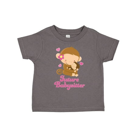 Inktastic Future Babysitter Monkey Gift Toddler Boy or Toddler Girl T-Shirt