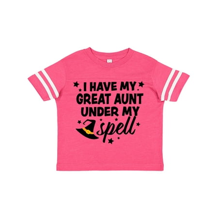 Inktastic I Have My Great Aunt Under My Spell with Cute Witch Hat Gift Toddler Boy or Toddler Girl T-Shirt
Inktastic I Have My Great Aunt Under My Spell with Cute Witch Hat Gift Toddler Boy or Toddler Girl T-Shirt