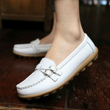 ERTUTUYI Ladies Shoes Casual Buckle Flat Heel Sole Single Shoes Loafers Shoes Shoes Casual Shoes White 42
ERTUTUYI Ladies Shoes Casual Buckle Flat Heel Sole Single Shoes Loafers Shoes Shoes Casual Shoes White 42