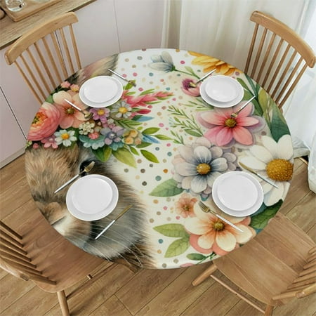 Palnkart Rabbit Flowers Crown Round Table Cover Stain Resistant Washable Indoor Outdoor Tablecloth Kitchen Dining Wedding Parties 100% Polyester Fiber 46-50
Palnkart Rabbit Flowers Crown Round Table Cover Stain Resistant Washable Indoor Outdoor Tablecloth Kitchen Dining Wedding Parties 100% Polyester Fiber 46-50