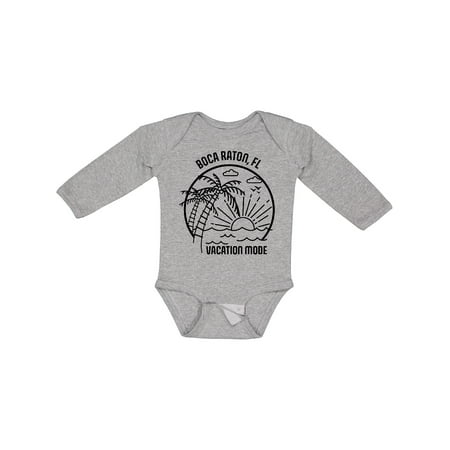 Inktastic Summer Vacation Mode Boca Raton Florida Gift Baby Boy or Baby Girl Long Sleeve Bodysuit
Inktastic Summer Vacation Mode Boca Raton Florida Gift Baby Boy or Baby Girl Long Sleeve Bodysuit
