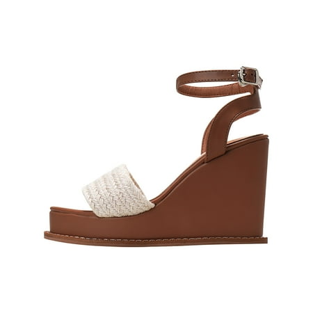 Sandals Women s Spring Wedge High Heels Thick Bottom Slope Heel Package Back High Heels Straw Linen Rope Sandals Women s Sandals
Sandals Women s Spring Wedge High Heels Thick Bottom Slope Heel Package Back High Heels Straw Linen Rope Sandals Women s Sandals