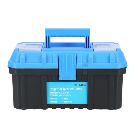 Tool Box PP Plastic Portable Hardware Parts Storage Case Double Layer Electrician Suitcase 381Small
Tool Box PP Plastic Portable Hardware Parts Storage Case Double Layer Electrician Suitcase 381Small