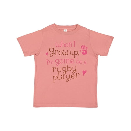 Inktastic Rugby Player Future Gift Toddler Toddler Girl T-Shirt
Inktastic Rugby Player Future Gift Toddler Toddler Girl T-Shirt