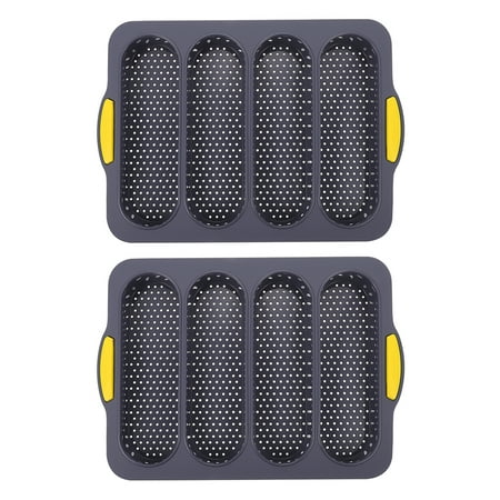 Hemoton Pan Bread Baking French Tray Silicone Mold Sandwich Crisping Hoagie Roll Pans Loaf
Hemoton Pan Bread Baking French Tray Silicone Mold Sandwich Crisping Hoagie Roll Pans Loaf