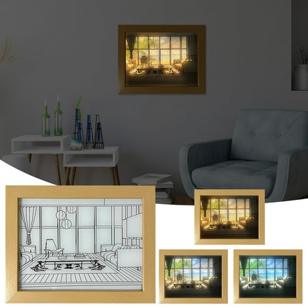 XEOVHVLJ Luminous Painting Lighting Painting Decorative Painting Modern Minimalist Three-color Lighting
XEOVHVLJ Luminous Painting Lighting Painting Decorative Painting Modern Minimalist Three-color Lighting