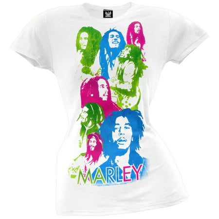 Bob Marley - Colorful Juniors T-Shirt