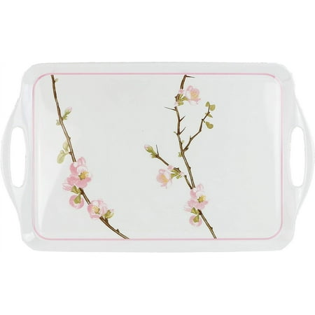 Melamine Serving/Ottoman Tray Cherry Blossom