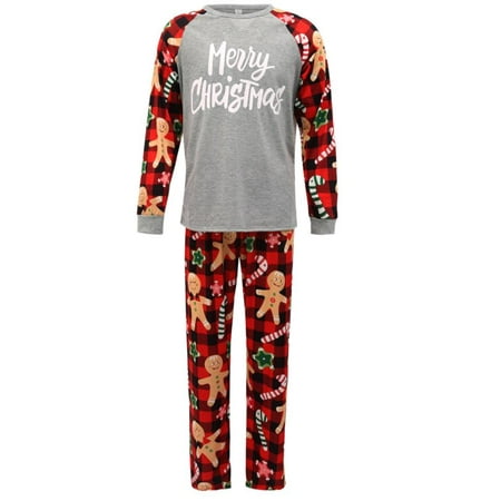 Christmas Pajamas Family Matching Fashion Letter T-shirt and Christmas Print Trousers
Christmas Pajamas Family Matching Fashion Letter T-shirt and Christmas Print Trousers