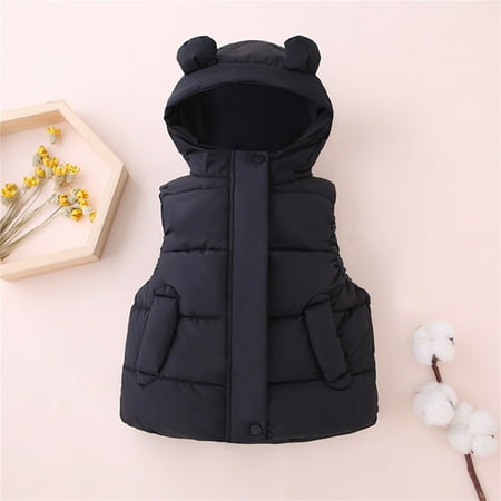 Child Sweater Toddler Kids Baby Boys Girls Winter Warm Lightweight Bear Ears Hooded Sleeveless Padded Vest Jacket Waist Coat
Child Sweater Toddler Kids Baby Boys Girls Winter Warm Lightweight Bear Ears Hooded Sleeveless Padded Vest Jacket Waist Coat