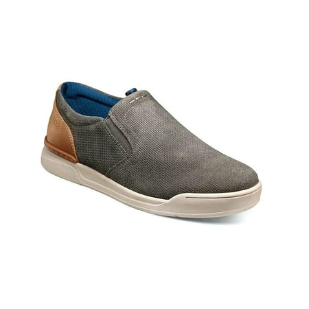 Nunn Bush KORE Tour 2.0 Plain Toe Slip On Walking Shoes Gray 84931-020
