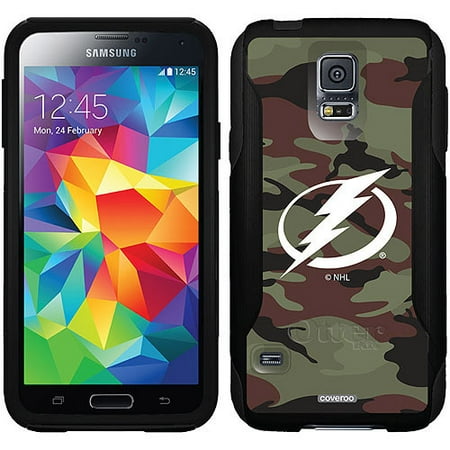 Tampa Lightning Traditional Camo Design on OtterBox Commuter Series Case for Samsung Galaxy S5