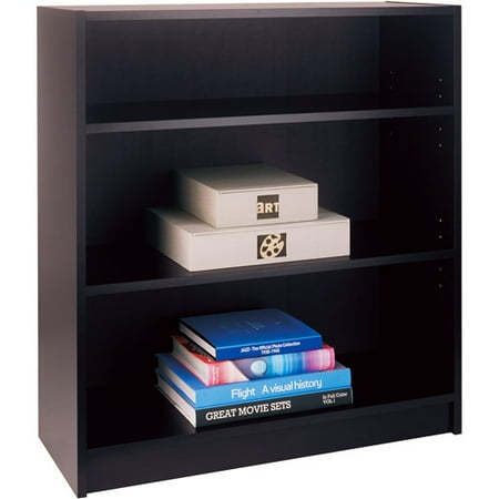 Mainstays 3 Shelf Bookcase, Black