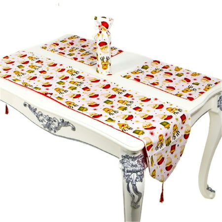 Christmas Table Runner Creative Printed Placemat Wine Bottle Cover Practical Xmas Party Supplies for Home Hotel Type C
Christmas Table Runner Creative Printed Placemat Wine Bottle Cover Practical Xmas Party Supplies for Home Hotel Type C