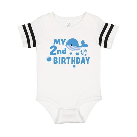 Inktastic Nautical My 2nd Birthday with Blue Whale Gift Baby Boy or Baby Girl Bodysuit
Inktastic Nautical My 2nd Birthday with Blue Whale Gift Baby Boy or Baby Girl Bodysuit