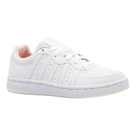 K-Swiss WESTCOURT SE Women’s Sneakers-WHITE/PEACHY KEEN/ANTIQUE WHITE