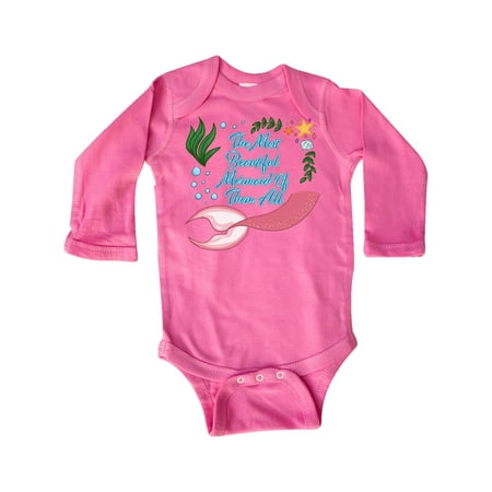 Inktastic The Most Beautiful Mermaid of Them All with Mermaid Tail Gift Baby Boy or Baby Girl Long Sleeve Bodysuit
Inktastic The Most Beautiful Mermaid of Them All with Mermaid Tail Gift Baby Boy or Baby Girl Long Sleeve Bodysuit