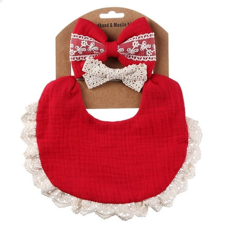 Lace Anti-spitting Feeding Supplies Boys Girls Saliva Towel Double Side Bibs Burp Cloths Baby Headband RED
Lace Anti-spitting Feeding Supplies Boys Girls Saliva Towel Double Side Bibs Burp Cloths Baby Headband RED