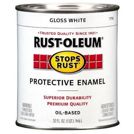 Stops Rust QT Gloss White Enamel Nationally VOC Compliant Each