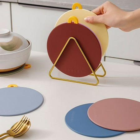 NUZYZ 2 Pcs Coasters Drinks Coasters Round Solid Color Anti-scalding Table Protection Thick Soft Flexible Heat-resistant Washable Placemats With Hanging Hole
NUZYZ 2 Pcs Coasters Drinks Coasters Round Solid Color Anti-scalding Table Protection Thick Soft Flexible Heat-resistant Washable Placemats With Hanging Hole