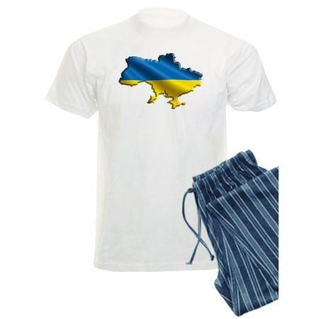 CafePress - Ukraine Pride Love Ukrainian Flag Pajamas - Men s Light Pajamas