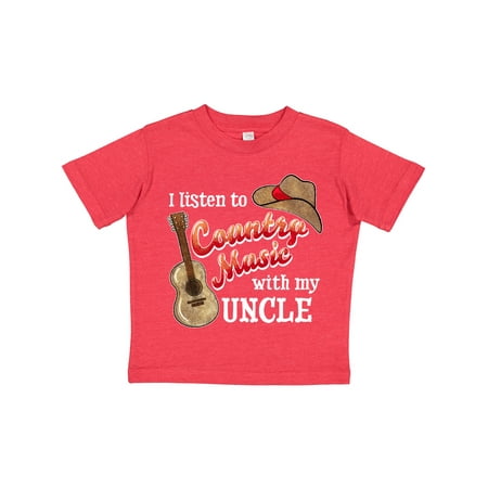 Inktastic I Listen to Country Music with My Uncle with Guitar and Hat Gift Toddler Boy or Toddler Girl T-Shirt
Inktastic I Listen to Country Music with My Uncle with Guitar and Hat Gift Toddler Boy or Toddler Girl T-Shirt