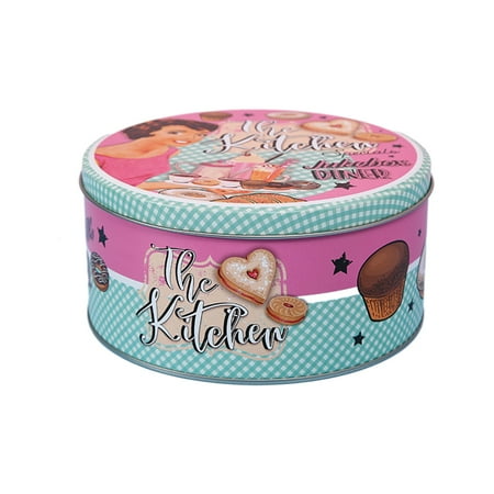 QUSENLON Round Tinplate Boxes Durable Strong Anti Deform Large Capacity Biscuits Can
QUSENLON Round Tinplate Boxes Durable Strong Anti Deform Large Capacity Biscuits Can