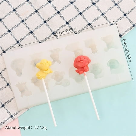 Animal Silicone Lollipop Mold Flower Candy Chocolate Molds Cak e Decorating