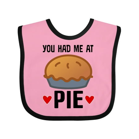 Inktastic Funny Pie Lover Kids Dessert Gift Baby Boy or Baby Girl Bib