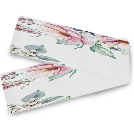 Hyjoy Table Runner Pink Flower Pattern Machine Washable Non-Slip Farmhouse Table Runners for Dinner Party Holidays Home Decor 13 x 70 Inch
Hyjoy Table Runner Pink Flower Pattern Machine Washable Non-Slip Farmhouse Table Runners for Dinner Party Holidays Home Decor 13 x 70 Inch