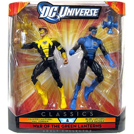 Yellow Lantern Hal Jordan & Blue Lantern Kyle Rayner Action Figures
