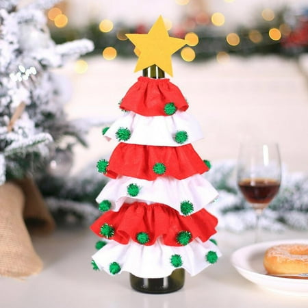 WANYNG Christmas Table Decoration Christmas Tree Wine Bottle Bag Cover Festival Props
WANYNG Christmas Table Decoration Christmas Tree Wine Bottle Bag Cover Festival Props