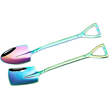 Mini Shovel Spoon Shovel Spoon Set Lovely Stainless Steel Mirror Polishing Portable for Outdoor (Titanium Gold)
Mini Shovel Spoon Shovel Spoon Set Lovely Stainless Steel Mirror Polishing Portable for Outdoor (Titanium Gold)