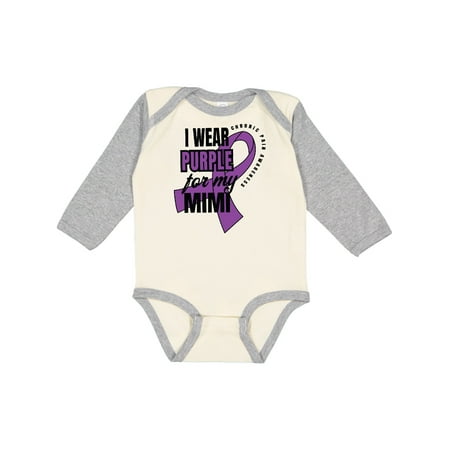 Inktastic Chronic Pain I Wear Purple For My Mimi Gift Baby Boy or Baby Girl Long Sleeve Bodysuit
Inktastic Chronic Pain I Wear Purple For My Mimi Gift Baby Boy or Baby Girl Long Sleeve Bodysuit