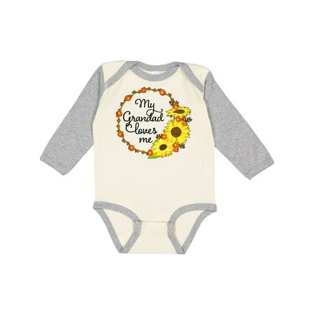 Inktastic My Grandad Loves Me with Sunflower Wreath Gift Baby Boy or Baby Girl Long Sleeve Bodysuit
Inktastic My Grandad Loves Me with Sunflower Wreath Gift Baby Boy or Baby Girl Long Sleeve Bodysuit