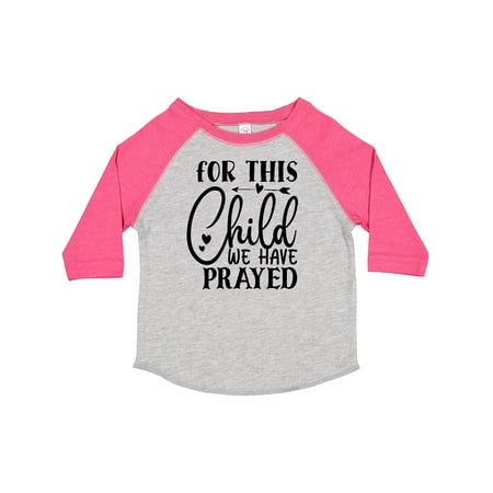 Inktastic Baby for This Child We Have Prayed Gift Toddler Boy or Toddler Girl T-Shirt
Inktastic Baby for This Child We Have Prayed Gift Toddler Boy or Toddler Girl T-Shirt
