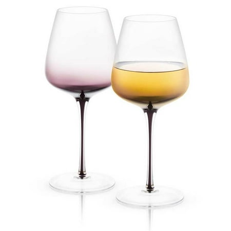 JoyJolt Crystal Black Swan White Wine Glasses 17 oz (Set of 2) Colored Wine Glasses
JoyJolt Crystal Black Swan White Wine Glasses 17 oz (Set of 2) Colored Wine Glasses