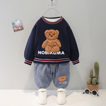 Somenie Toddler Long Sleeve O-Neck Outfits Colothing Set Kids Sweater and Jeans for 1-5 Years,5T
Somenie Toddler Long Sleeve O-Neck Outfits Colothing Set Kids Sweater and Jeans for 1-5 Years,5T