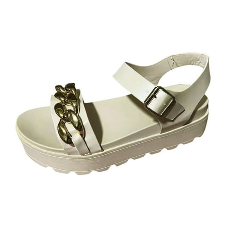Alueeu ladies shoes casual Sandals For Women Ladies Fashion Solid Wedges Casual Buckle Roman Shoes Platform Sandals Beige 42
Alueeu ladies shoes casual Sandals For Women Ladies Fashion Solid Wedges Casual Buckle Roman Shoes Platform Sandals Beige 42