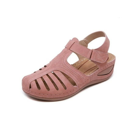 Colisha Ladies Beach Shoe Comfort Gladiator Sandal Summer Wedge Sandals Outdoor Lightweight Shoes Platform Pink 5
Colisha Ladies Beach Shoe Comfort Gladiator Sandal Summer Wedge Sandals Outdoor Lightweight Shoes Platform Pink 5