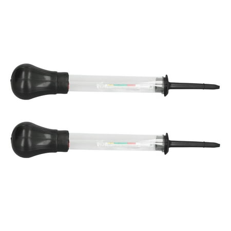 Hydrometers Tester 2pcs Hydrometer Clear Scale For Battery