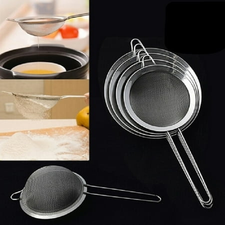 BetterZ 2Pcs Sieve Optional Size Stainless steel Cooking Tool Sugar Filter Screen for Flour
BetterZ 2Pcs Sieve Optional Size Stainless steel Cooking Tool Sugar Filter Screen for Flour