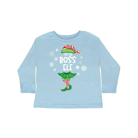 Inktastic Funny Christmas I m the Boss Elf with Shoes and Hat Gift Toddler Boy or Toddler Girl Long Sleeve T-Shirt
Inktastic Funny Christmas I m the Boss Elf with Shoes and Hat Gift Toddler Boy or Toddler Girl Long Sleeve T-Shirt