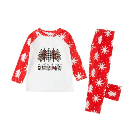 Honeeladyy Parent-child Warm Christmas Set Printed Home Wear Pajamas Two-piece Kid Set Red Sales
Honeeladyy Parent-child Warm Christmas Set Printed Home Wear Pajamas Two-piece Kid Set Red Sales