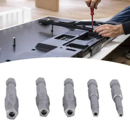YOUTHINK Screw Driver Kit Tools S2 Steel Magnetic Pentagonal Drill Bits 5 Pcs Magnetic Pentagonal Bits Magnetic Wrench Drill Bit Set Durable Head Screwdriver Bit For Screwdriver Drill
YOUTHINK Screw Driver Kit Tools S2 Steel Magnetic Pentagonal Drill Bits 5 Pcs Magnetic Pentagonal Bits Magnetic Wrench Drill Bit Set Durable Head Screwdriver Bit For Screwdriver Drill