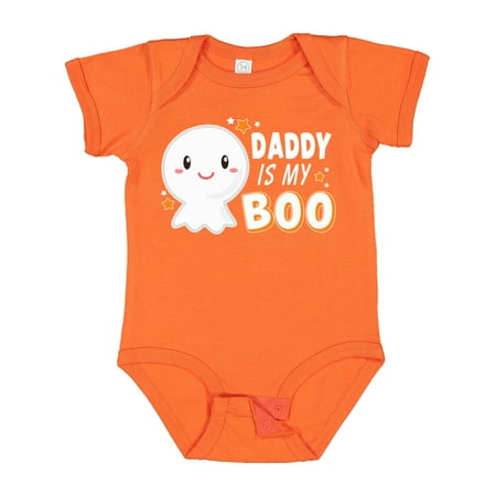 Inktastic Daddy is My Boo with Cute Ghost Gift Baby Boy or Baby Girl Bodysuit